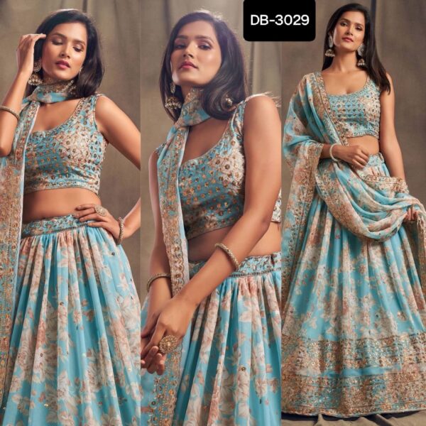 SOFT ORGENZA LEHNGA